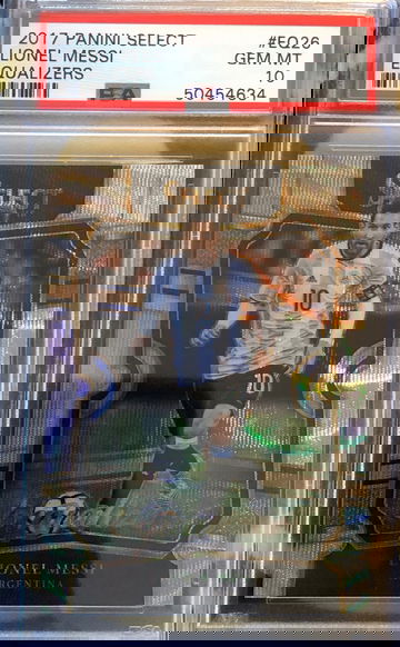 2017 Panini Select "Equalizers" Gm Mint 10. Lionel Messi