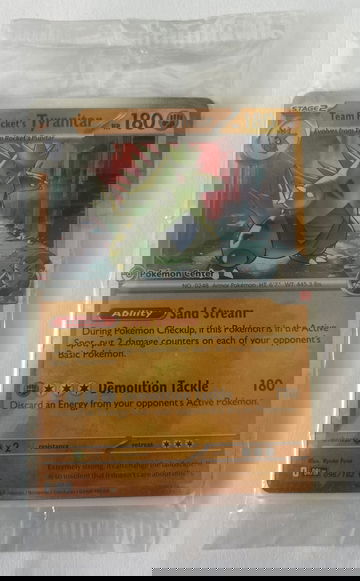 2025 Pokemon Team Rocket Tyranitar Pokemon Center Exclusive 