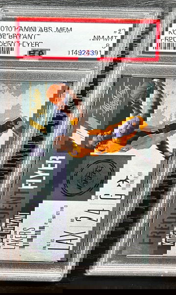 2010 Absolute Memorabilia Kobe Bryant Frequent Flyer /399 PSA 8