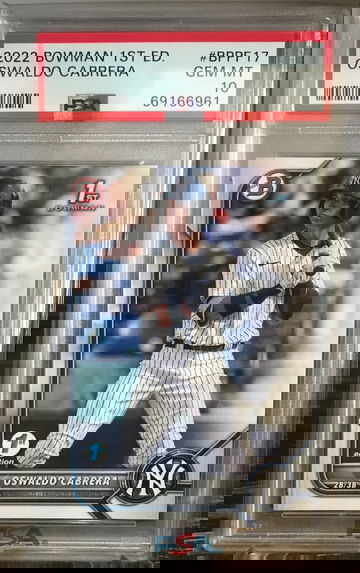 2022 OSWALDO CABRERA 1st Bowman 1st Edition #BPPF-17 PSA 10 GEM MINT