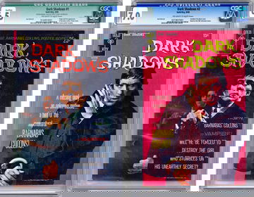 DARK SHADOWS #1-2 CGC 6.5-7.0 BARNABAS COLLINS CVRS 1960's TV HORROR SERIES 1969