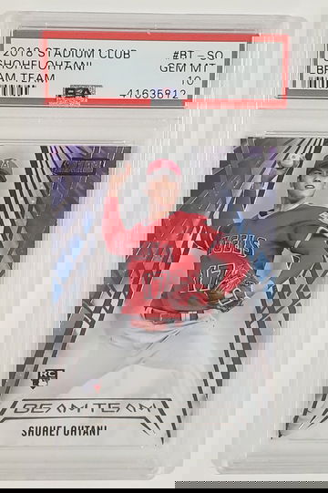 2018 Stadium Club Shohei Ohtani Beam Team RC PSA 10 Gem Mint