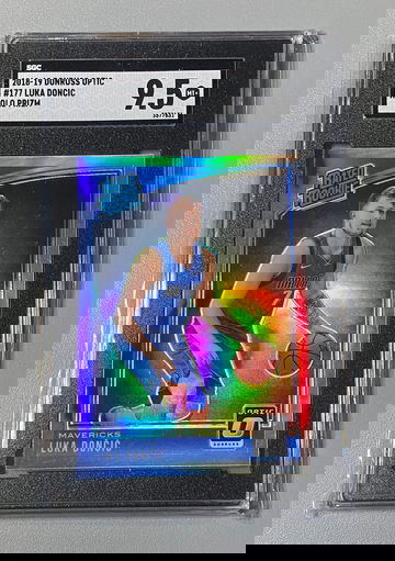 2018 Optic Holo Prizm Luka Doncic SGC 9.5