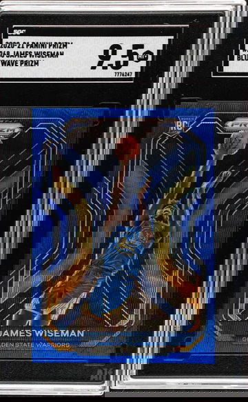2020 Panini Prizm Blue Wave James Wiseman SGC 9.5