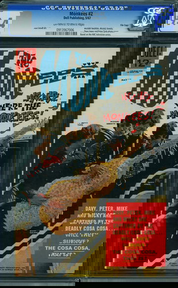 MONKEES #2, CGC 9.4 NM