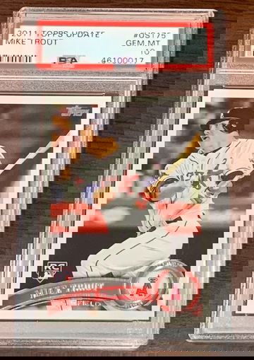 2011 Topps Update Mike Trout PSA 10