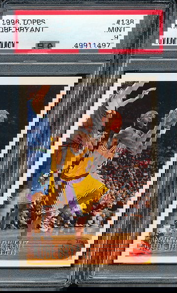 1996 Topps Kobe Bryant RC #138 PSA 9