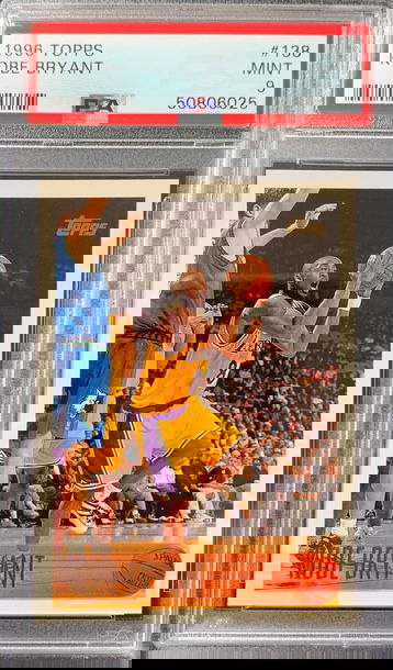 1996 Topps Kobe Bryant #138 PSA 9