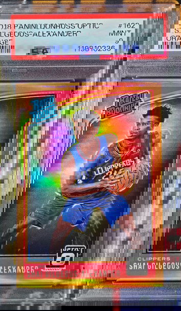 2018 Optic Orange /199 Shai Gilgeous Alexander Prizm Holo