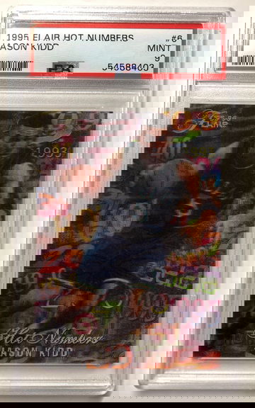 1995 Flair Jason Kidd Hot Numbers PSA 9 #6
