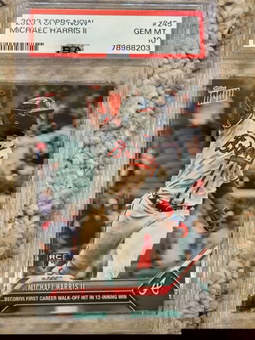 2023 Topps Now Michael Harris II RC #245 PSA 10