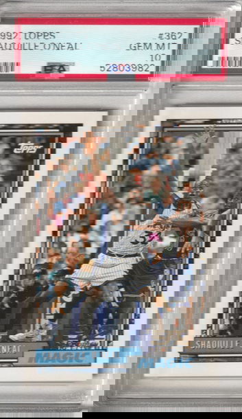 1992 Topps Shaquille O'Neal Shaq RC PSA 10 Gem Mint