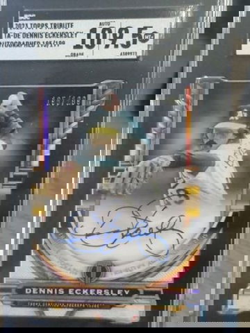 SGC 9.5 AUTO 10 Dennis Eckersley Autograph /199 2023 Topps Tribute #TA-DE A's
