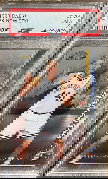 1998 Finest Dirk Nowitzki PSA 9