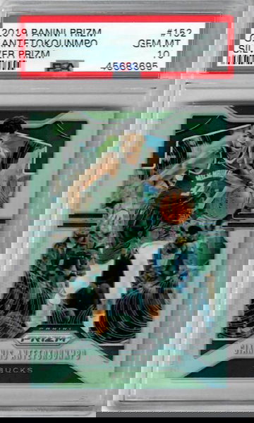 2019 Panini Prizm 152 Giannis Antetokounmpo Silver Prizm