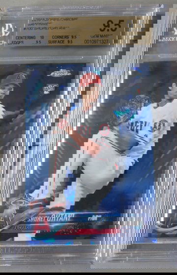 Shohei Ohtani RC 2018 Topps Chrome Sapphire Edition #700 Gem Mint BGS 9.5 (10,9.5,9.5,9.5) Low Pop