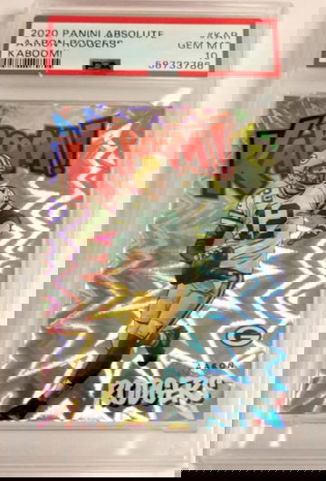 2020 Panini Absolute Kaboom Aaron Rodgers #KAR PSA 10