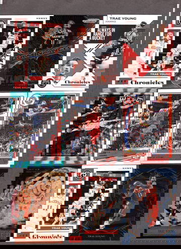 Lot of (12) Trae Young Basketball Cards -  Nice Variety Hawks