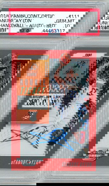 Deandre Ayton 2018 Panini Contenders