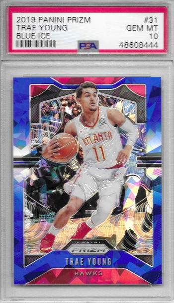 Trae Young Prizm Blue Ice