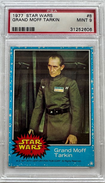 1977 Topps Star Wars Grand Moff Tarkin #8 PSA 9