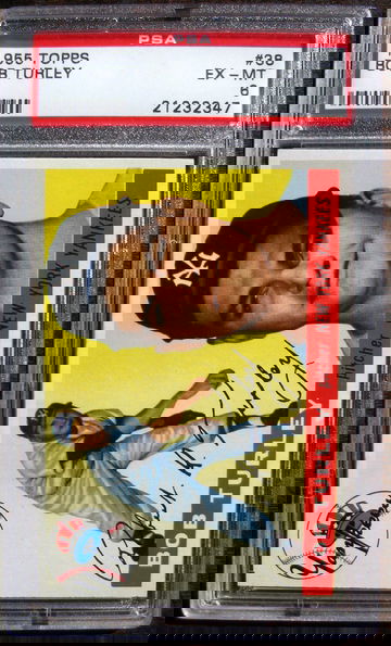 Bob Turley 1955 Topps #38 PSA 6 Yankees