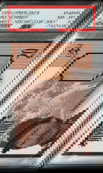 1999 Upper Deck A Piece of History 500 Home Run Club Mike Schmidt