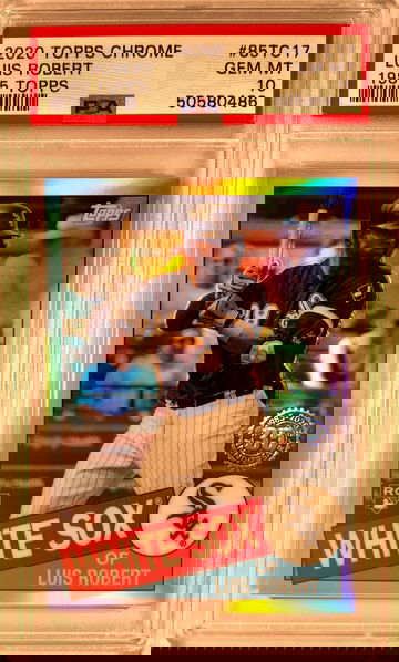 2020 Topps Chrome 1985 Luis Robert RC PSA 10