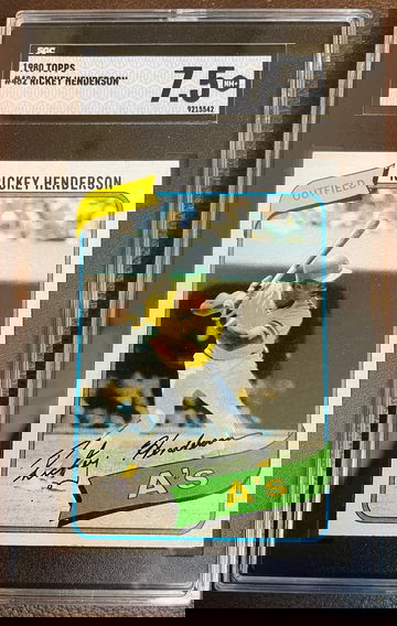 1980 Topps Rickey Henderson SGC 7.5