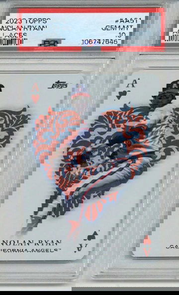 2023 TOPPS ALL ACES #AA51 NOLAN RYAN CARD CALIFORNIA ANGELS PSA 10 GEM MINT