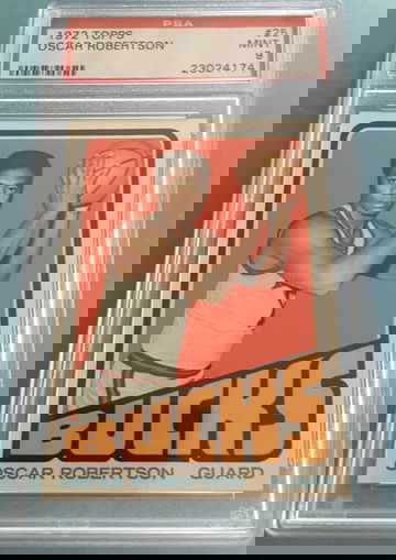 1972 Topps Oscar Robertson PSA 9 Mint #25