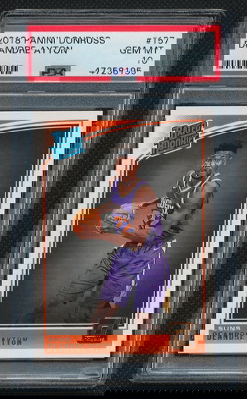 2018 Donruss DeAndre Ayton PSA 10