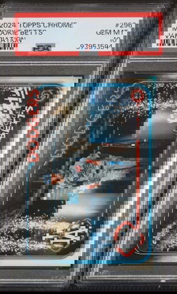 2024 TOPPS CHROME #296 MOOKIE BETTS VARIATION SP PSA 10!!