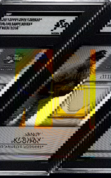 2012 TOPPS TRIPLE THREADS SANDY KOUFAX SGC 9