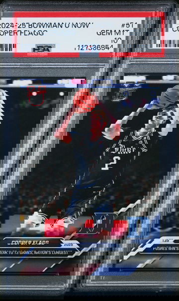 2024-25 BOWMAN U NOW COOPER FLAGG #51 RC ROOKIE PSA 10