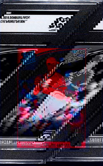 2018 Donruss Optic  #176 Shohei Ohtani  RC SGC 8 NM-MT