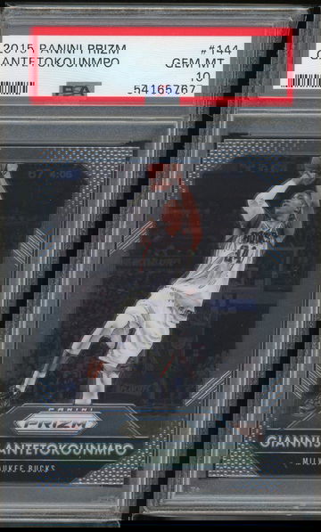 2015 Panini Prizm Giannis Antetokounmpo PSA 10