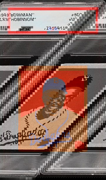 1949 Bowman Jackie Robinson PSA 3