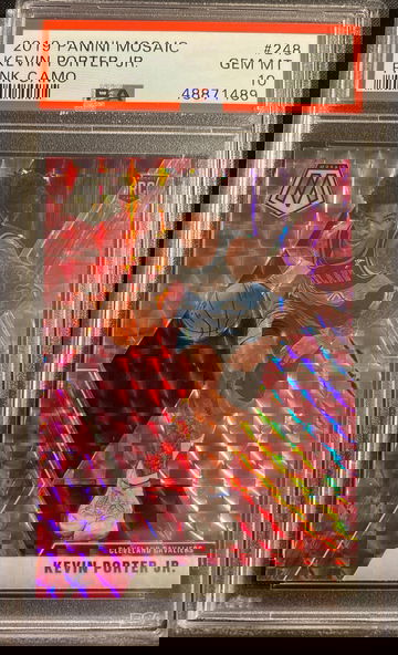 2019 Panini Mosaic Kevin Porter Jr. Pink Camo #248 PSA 10