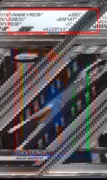 LUKA DONCIC 2018 PANINI PRIZM SILVER PSA 10