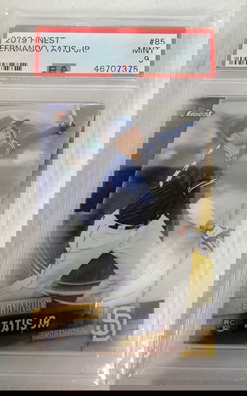 2019 Topps Finest Fernando Tatis Jr PSA 9