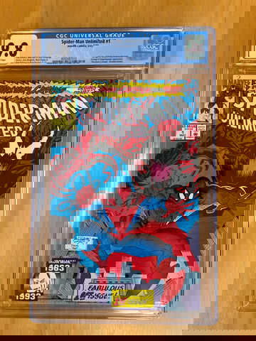 Spider-Man Unlimited #1 CGC 9.8 White Pages Carnage!