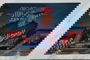 2018 TOPPS UPDATE JUAN SOTO HANDS ON HIPS PHOTO VARIATION SP ROOKIE #US300!