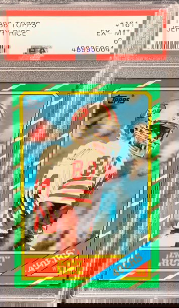 1986 Topps Jerry Rice PSA 6