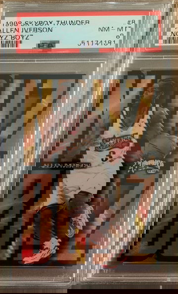 1998 Skybox Thunder Noyz Boyz Allen Iverson PSA 8 NM-MT