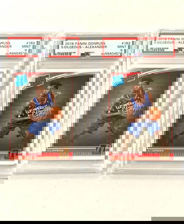 2x 2018 donruss Shia gilgeous alexander psa 9