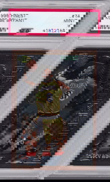 Kobe Bryant 1996 Finest PSA 9 - Ships From Canada 