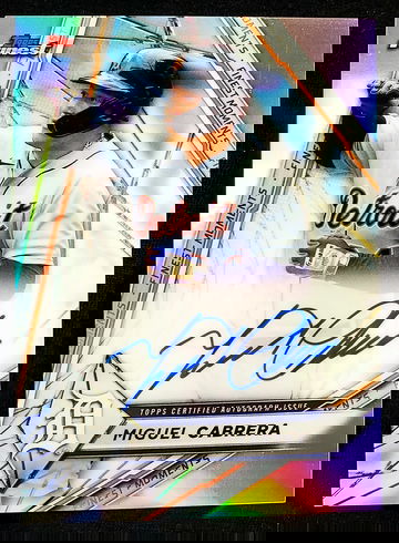 2022 Topps Finest Miguel Cabrera Auto