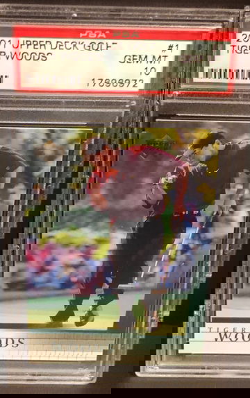 Tiger Woods 2001 Upper Deck Golf Rookie