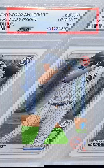 2020 BOWMAN DRAFT 1ST EDITION #BD 151 Jasson Dominguez PSA 10